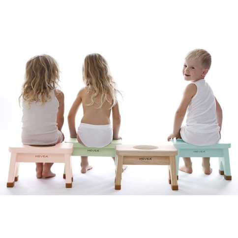 Hevea Kinderhocker aus Kautschukbaumholz - Sage