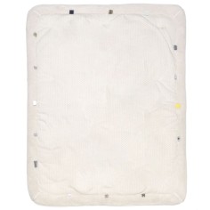 Snoozebaby Krabbeldecke / Laufgittereinlage Cheerful Playing - Stone Beige