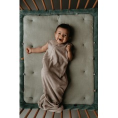 Snoozebaby Krabbeldecke / Laufgittereinlage Cheerful Playing - Smokey Green