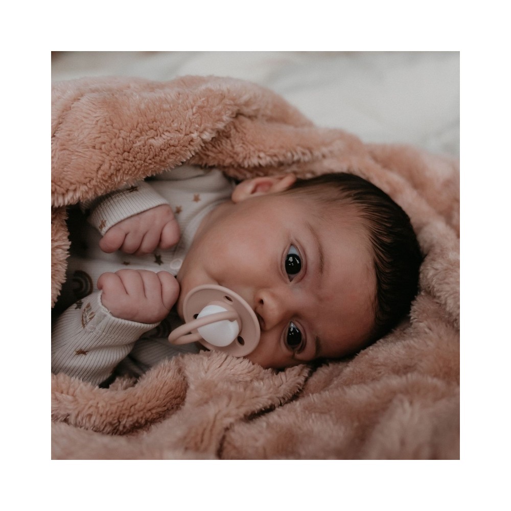 Snoozebaby zweischichtige Decke 100 x 150 cm, Milky Rust