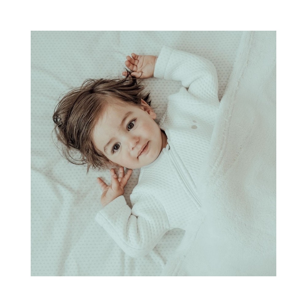 Snoozebaby zweischichtige Decke 100 x 150 cm, Stone Beige