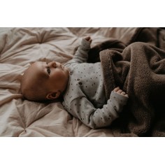 Snoozebaby zweischichtige Decke 100 x 150 cm, Warm Brown