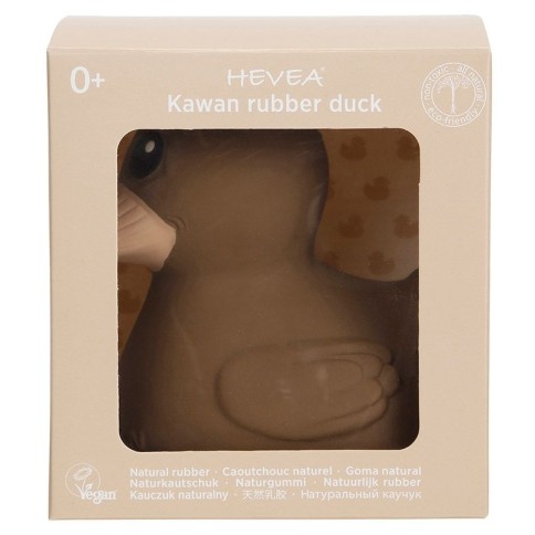 HEVEA Badespielzeug Ente Kawan, Choco Latte