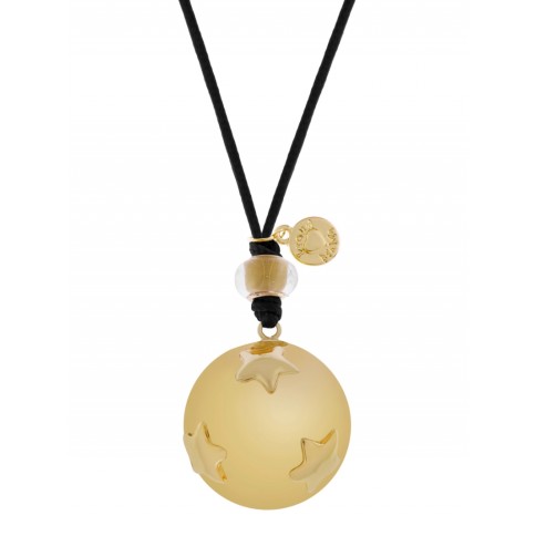Bola-Kugel - BabyBel Schwangerschaftskette, Gold/ Sterne
