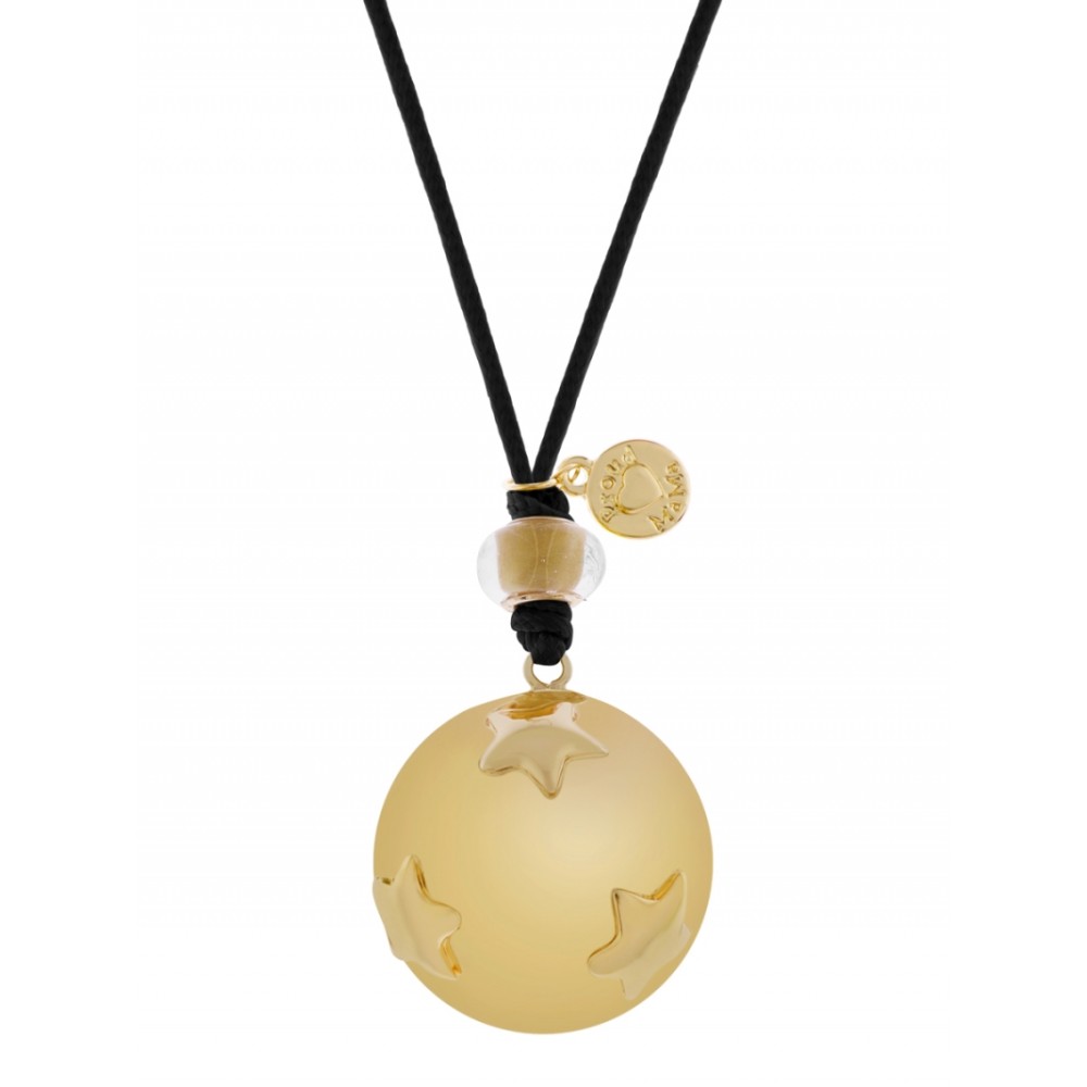 Bola-Kugel - BabyBel Schwangerschaftskette, Gold/ Sterne
