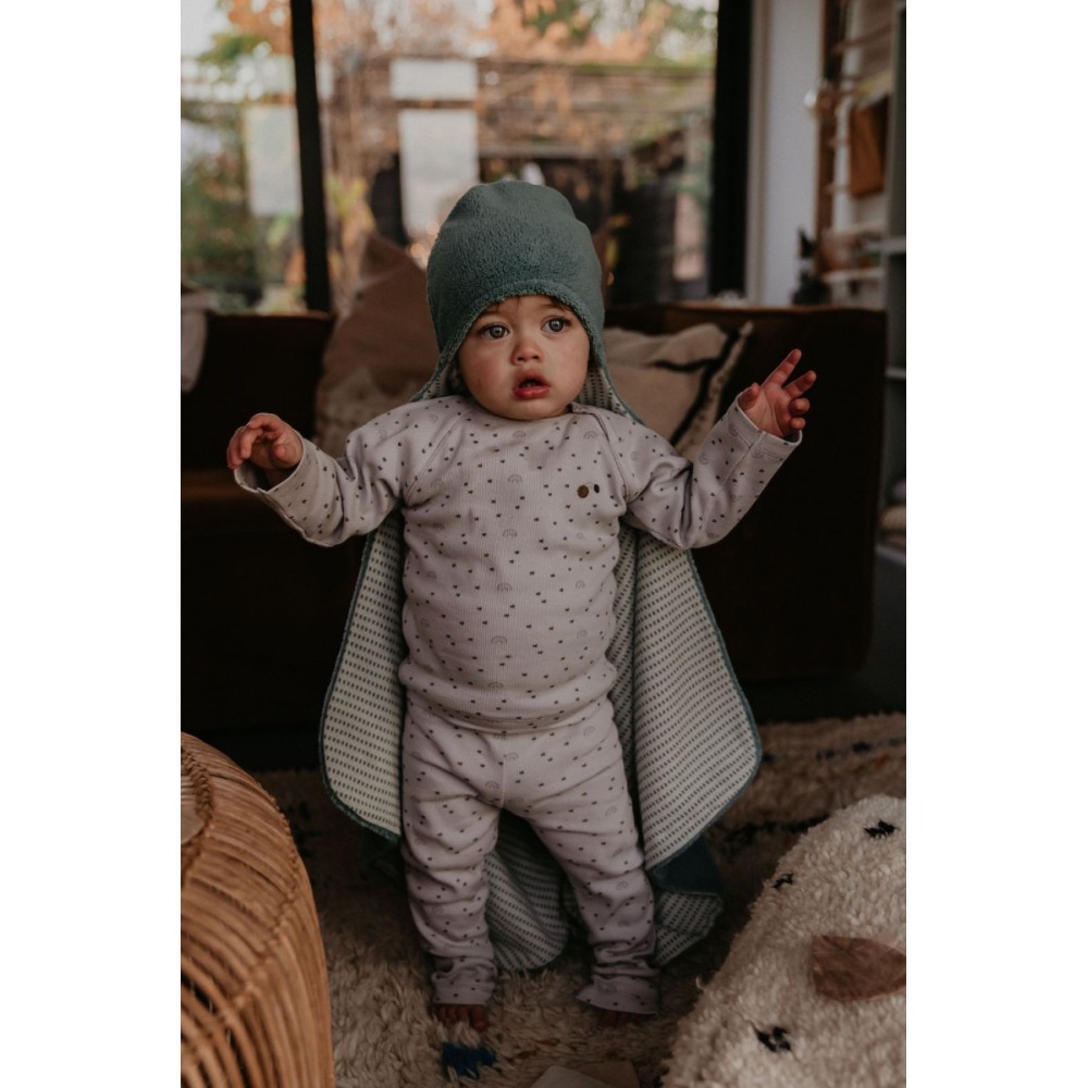 Snoozebaby Pyjama, Regenbogen/ grün