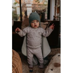 Snoozebaby Pyjama, Regenbogen/ grün