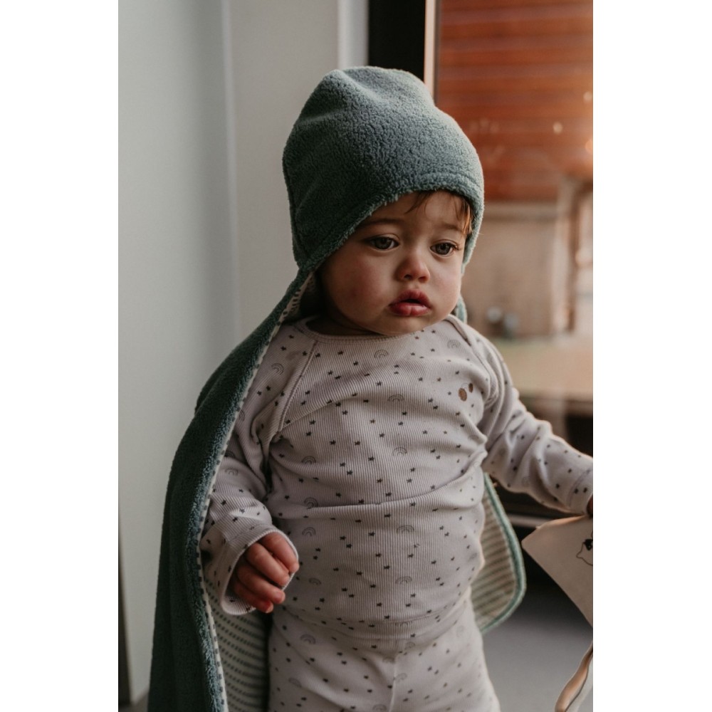 Snoozebaby Pyjama, Regenbogen/ grün