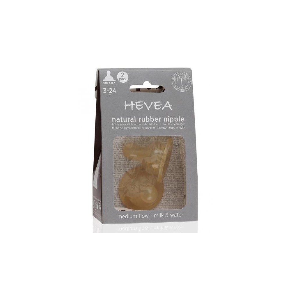 Heverea buvant un vide pour bébé bouteille, 2 paquets, 3+ mois