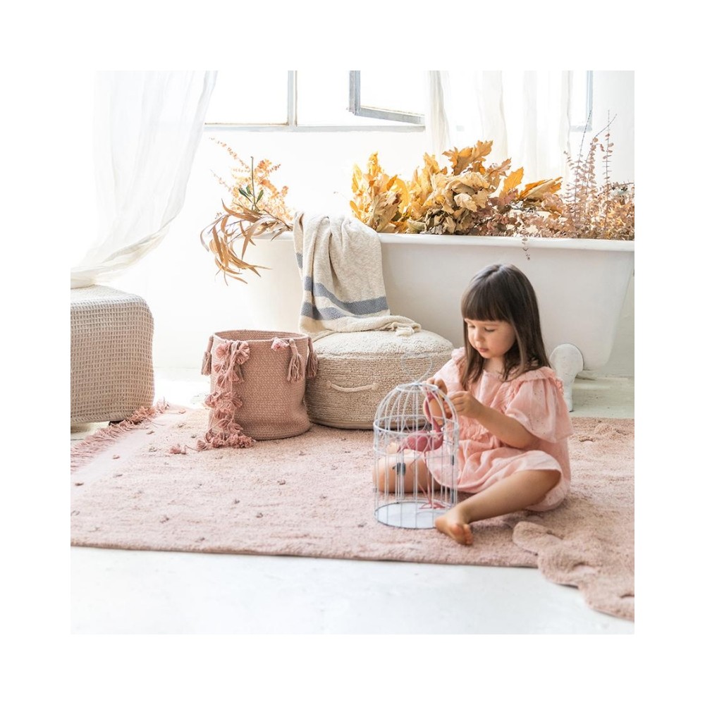 Lorena Canals Aufbewahrungskorb Woody, Vintage Nude