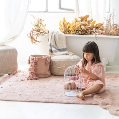 Lorena Canals Aufbewahrungskorb Woody, Vintage Nude