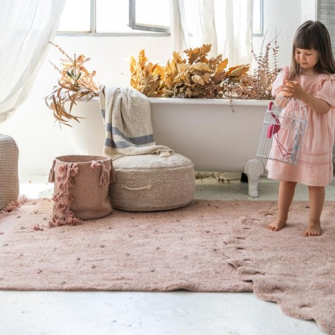 Lorena Canals Aufbewahrungskorb Woody, Vintage Nude