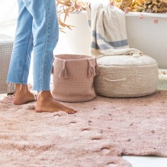 Lorena Canals Aufbewahrungskorb Woody, Vintage Nude