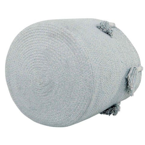 Aufbewahrungskorb Woody, Pearl Blue