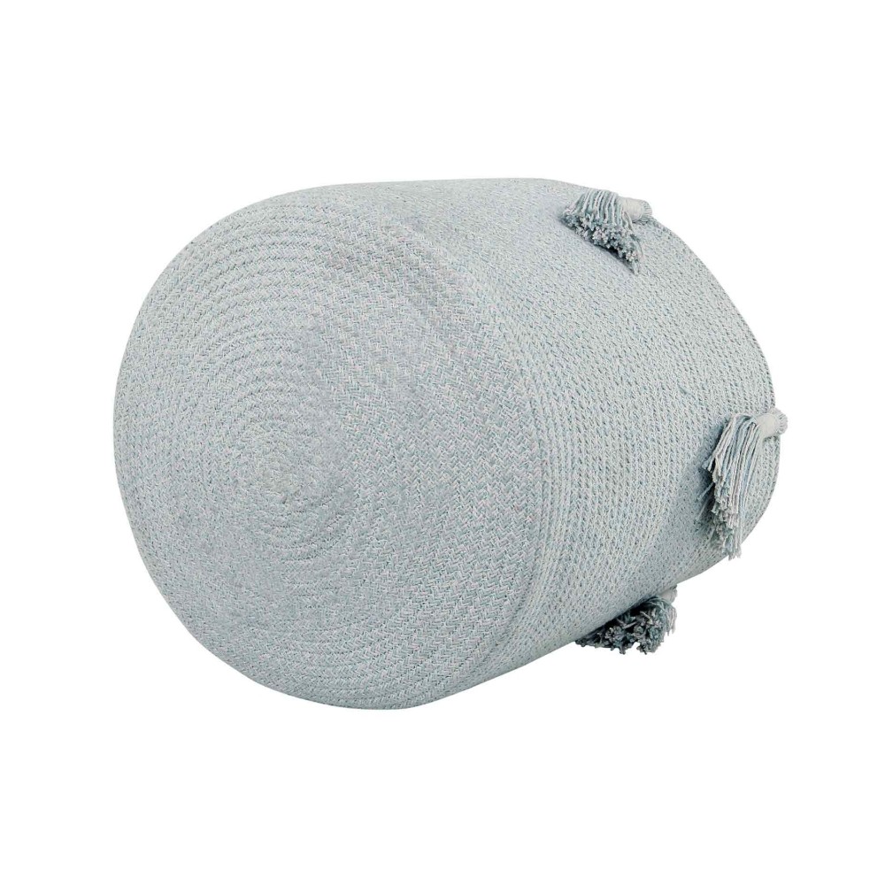 Aufbewahrungskorb Woody, Pearl Blue