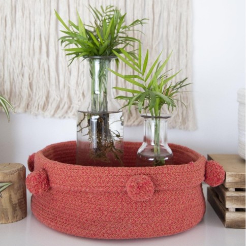 Lorena Canals Aufbewahrungskorb Tray, Brick Red