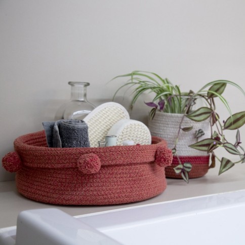 Lorena Canals Aufbewahrungskorb Tray, Brick Red