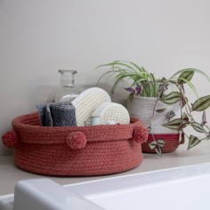 Lorena Canals Aufbewahrungskorb Tray, Brick Red