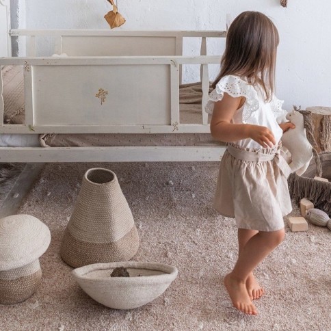 Lorena Canals Aufbewahrungskorb Mama Pilz, 38 cm