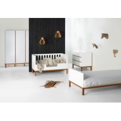 Babybett Indigo, Weiss