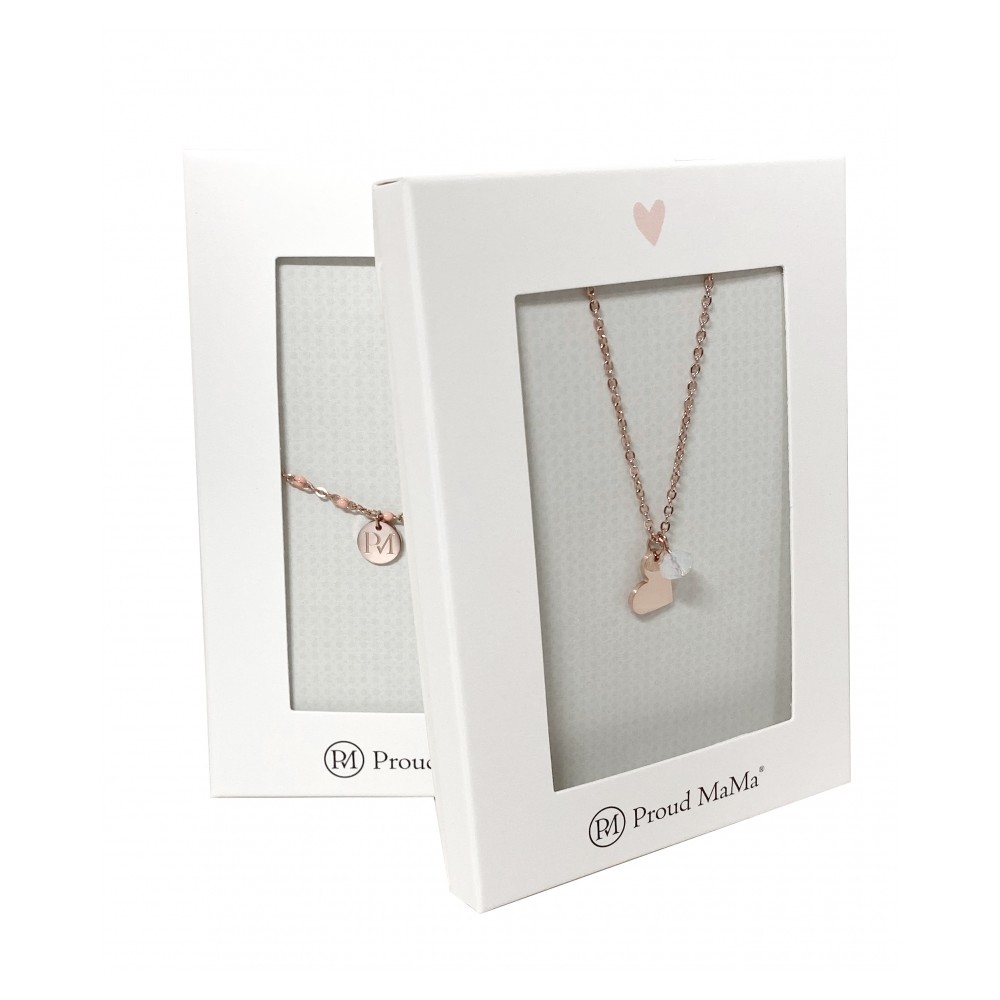 MAM Armband, Rosé Federn