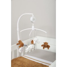 Babys only Musik Mobile Sense, caramel/kieselgrau/weiß