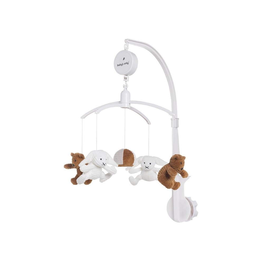 Babys only Musik Mobile Sense, caramel/kieselgrau/weiß