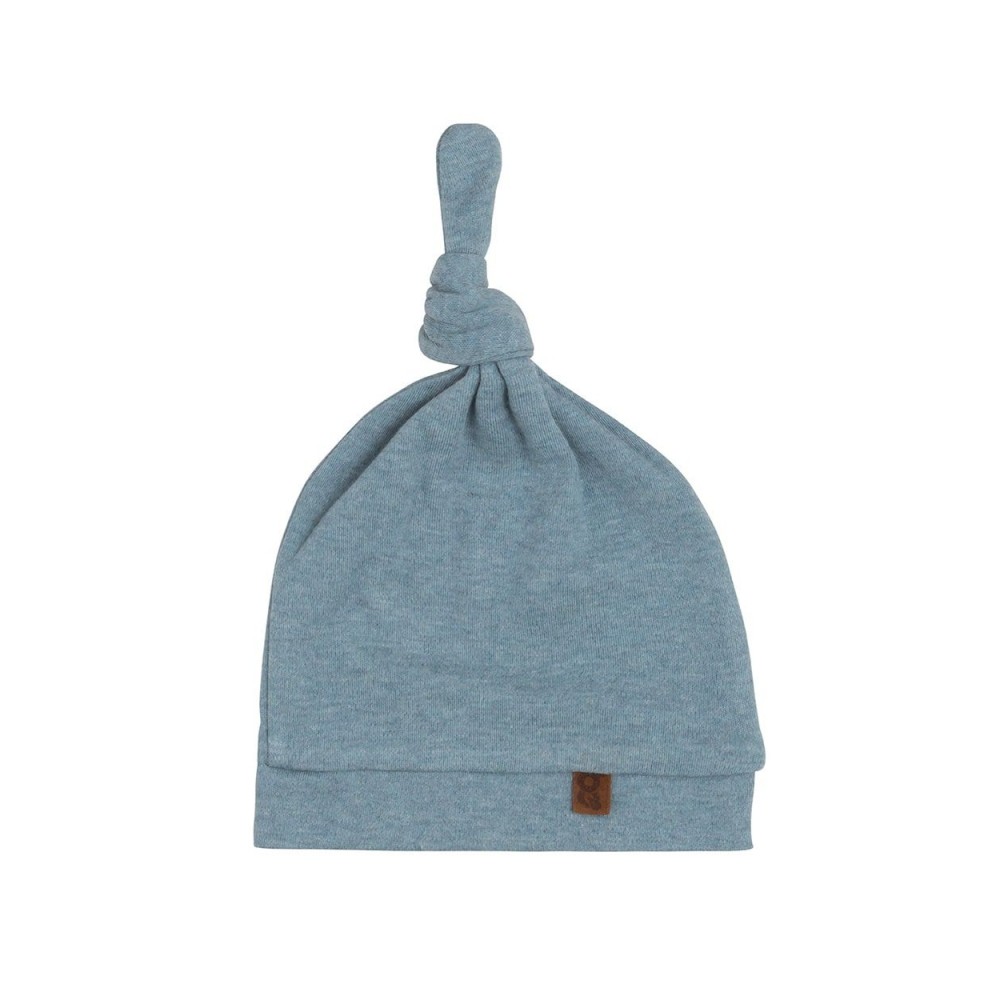 Babys only Knotenmütze, Melange Stonegreen