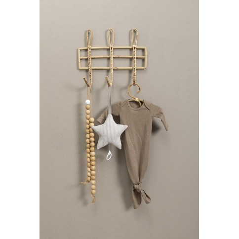 Babys only geknoteter Strampler, Melange Clay, Grösse 50/56