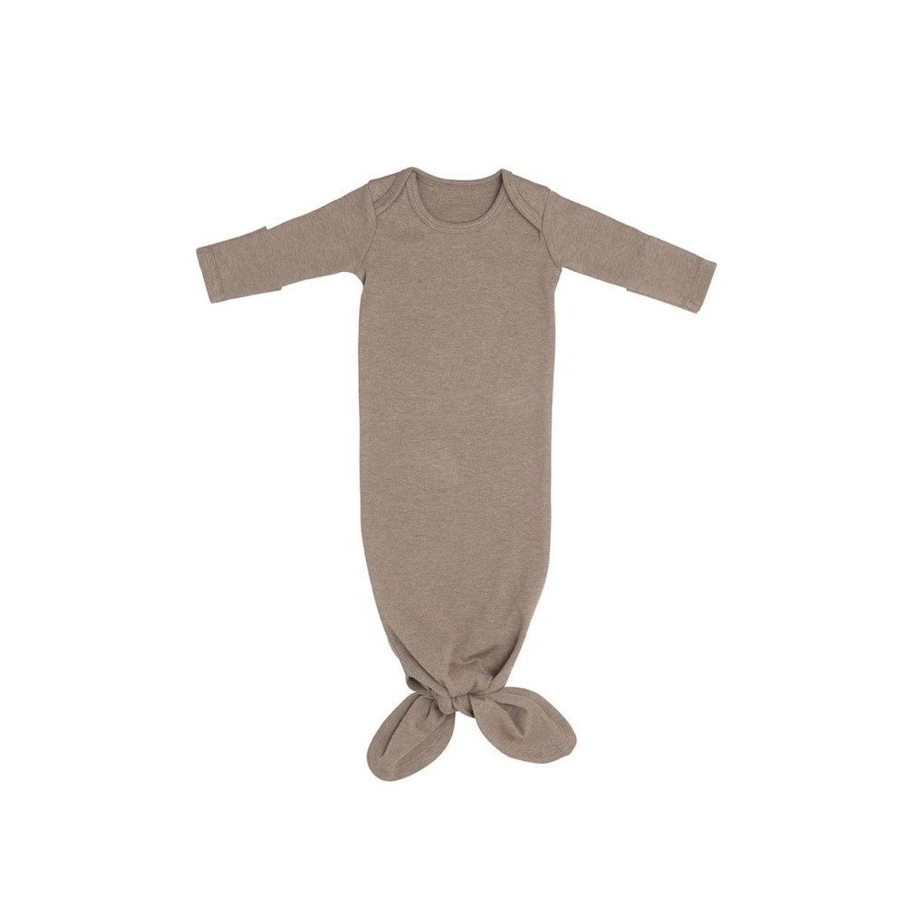 Babys only geknoteter Strampler, Melange Clay, Grösse 50/56