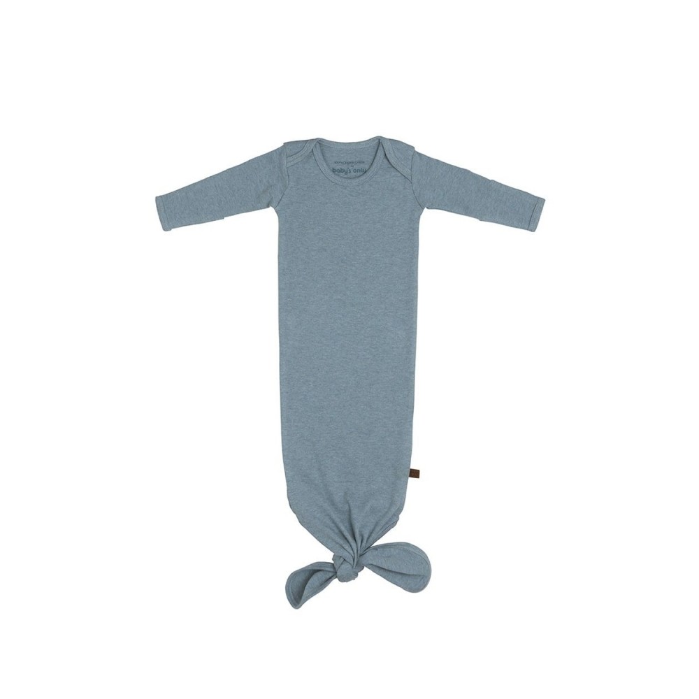 Babys only Geknoteter Strampler, Melange Stonegreen, Grösse 50/56