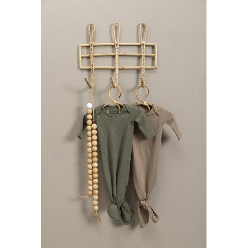 Babys only geknoteter Strampler, Melange Khaki, Grösse 50/56