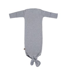 Babys only geknoteter Strampler, Melange Grau, Grösse 50/56