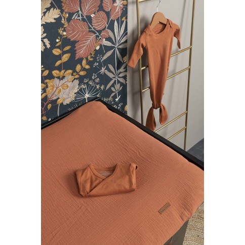 Babys only geknoteter Strampler, Melange Honey, Grösse 50/56