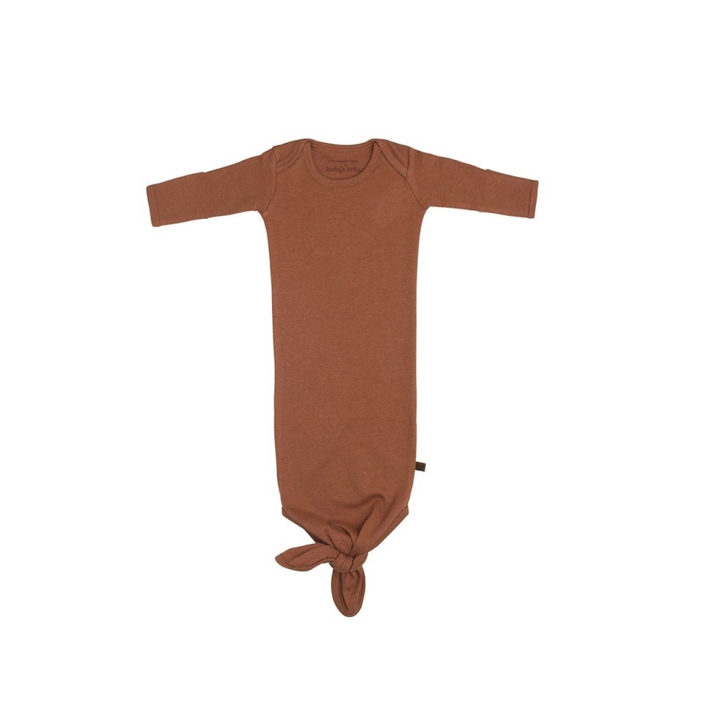 Babys only geknoteter Strampler, Melange Honey, Grösse 50/56