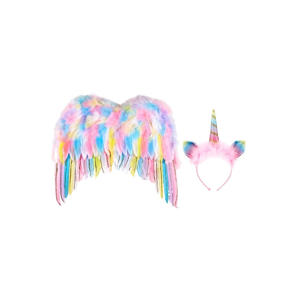 Souza for Kids Einhorn Set (Flügel + Haarreif)