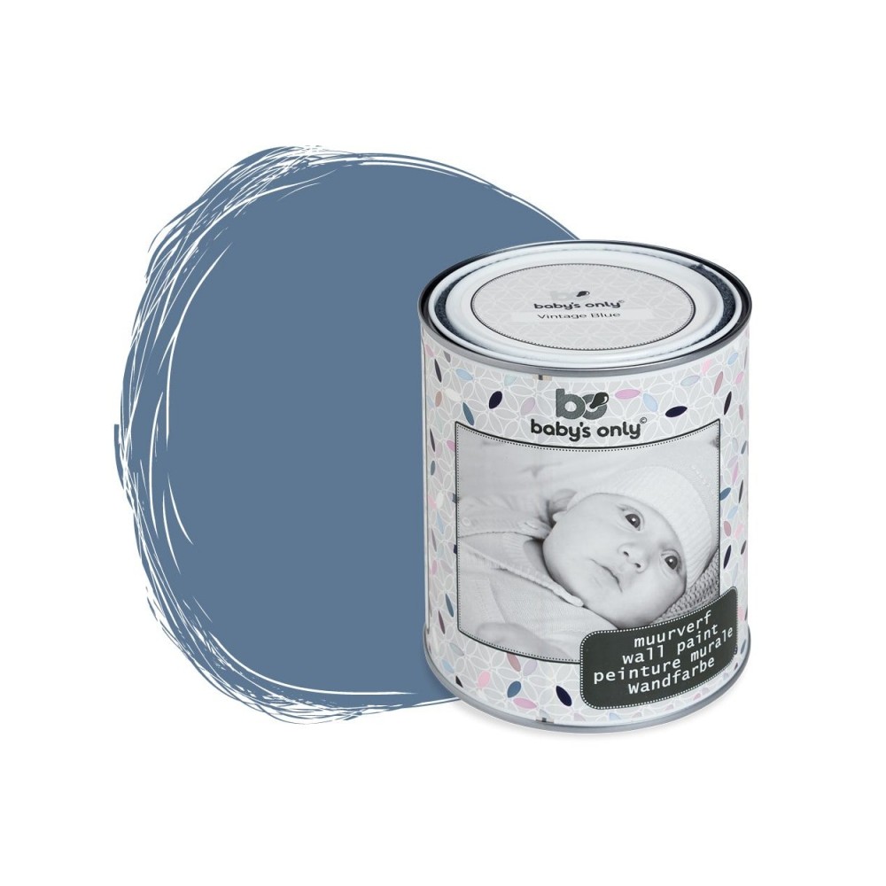 Babys only Wandfarbe, Vintage Blue - 1 Liter