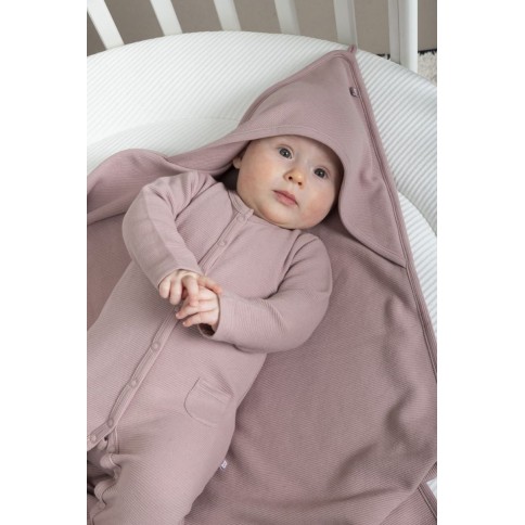 Babys only Strampler mit Füßen Pure, Alt Rosa