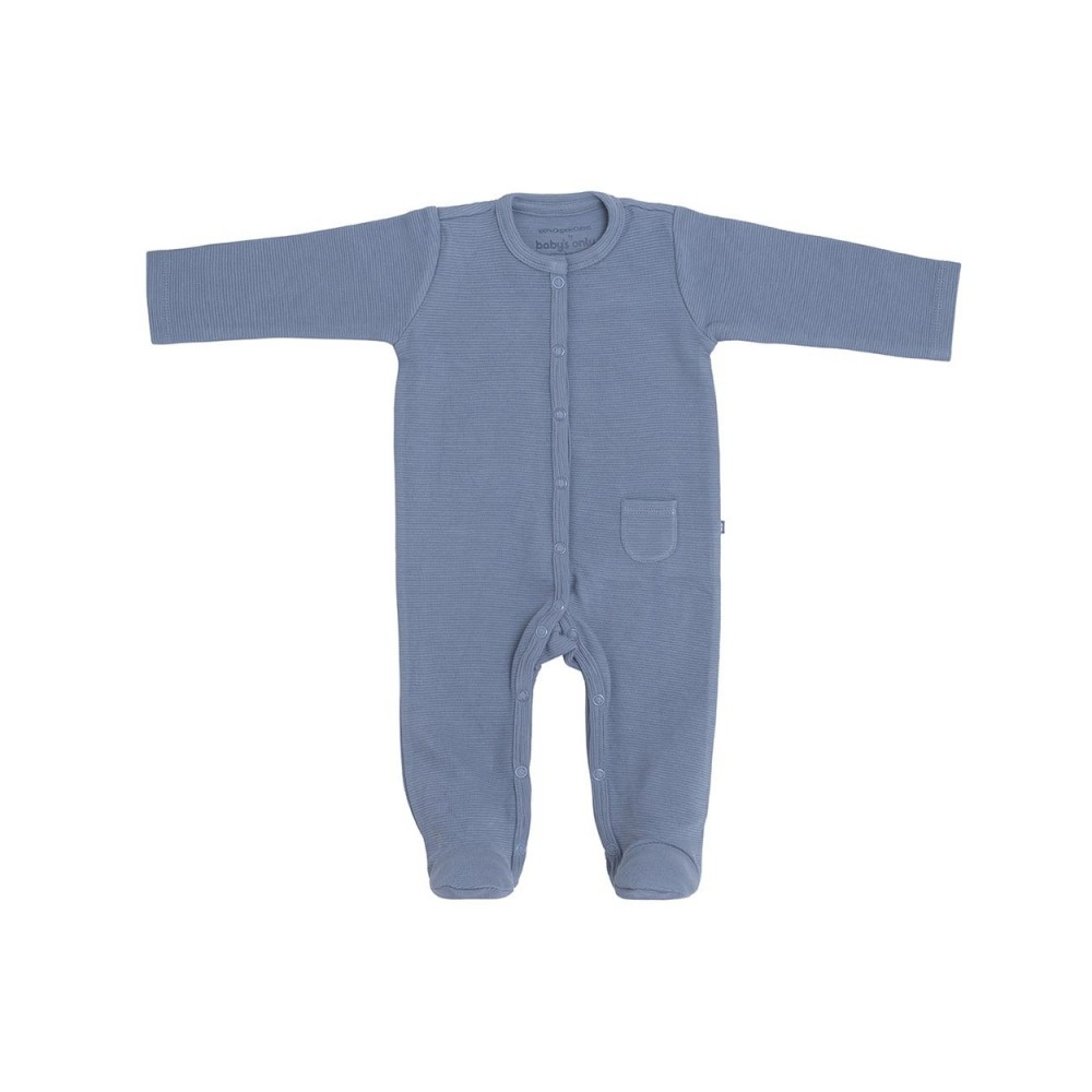 Babys only Strampler mit Füßen Pure, Vintage Blue