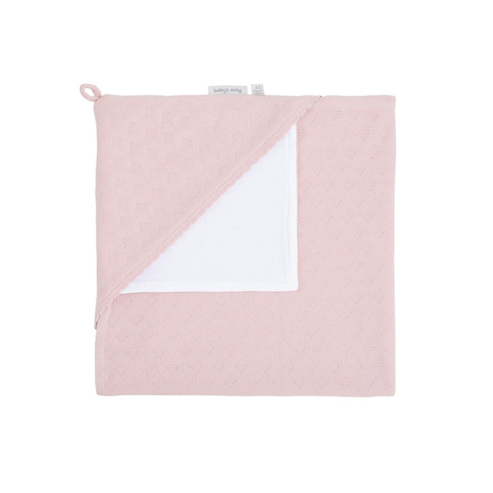 Kapuzendecke Nickistoff Reef, Misty Pink