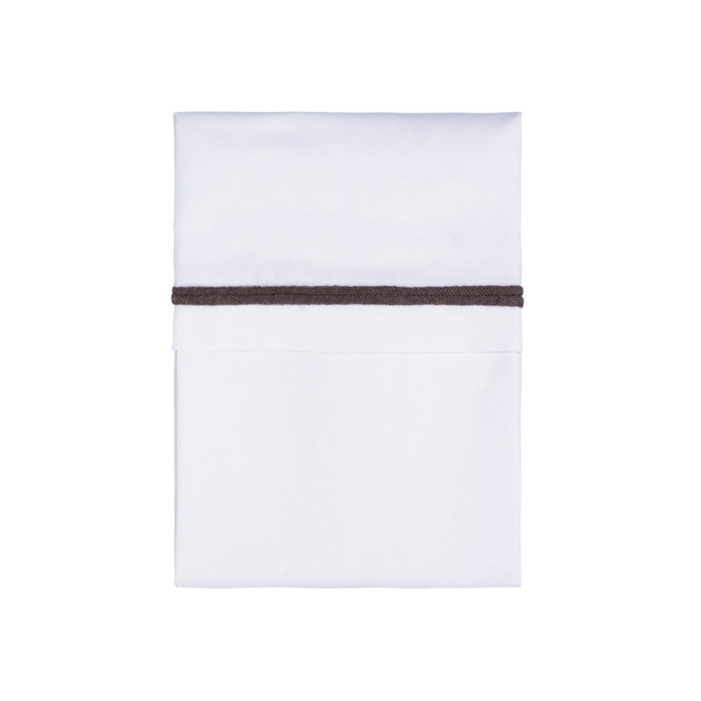 Babys only Bettlaken gestricktes Band, Cacao/Weiß