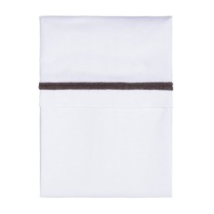 Babys only Bettlaken gestricktes Band, Cacao/Weiß