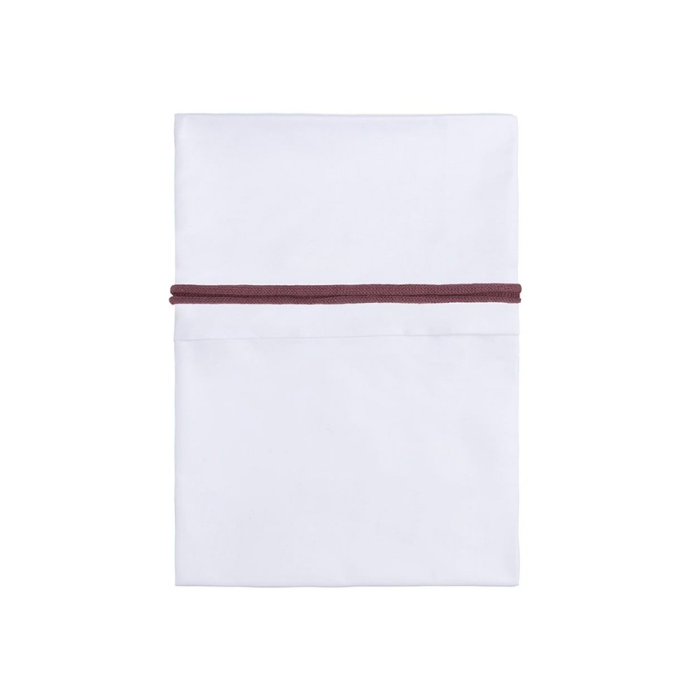 Babys only Bettlaken gestricktes Band, Stone Red/Weiß