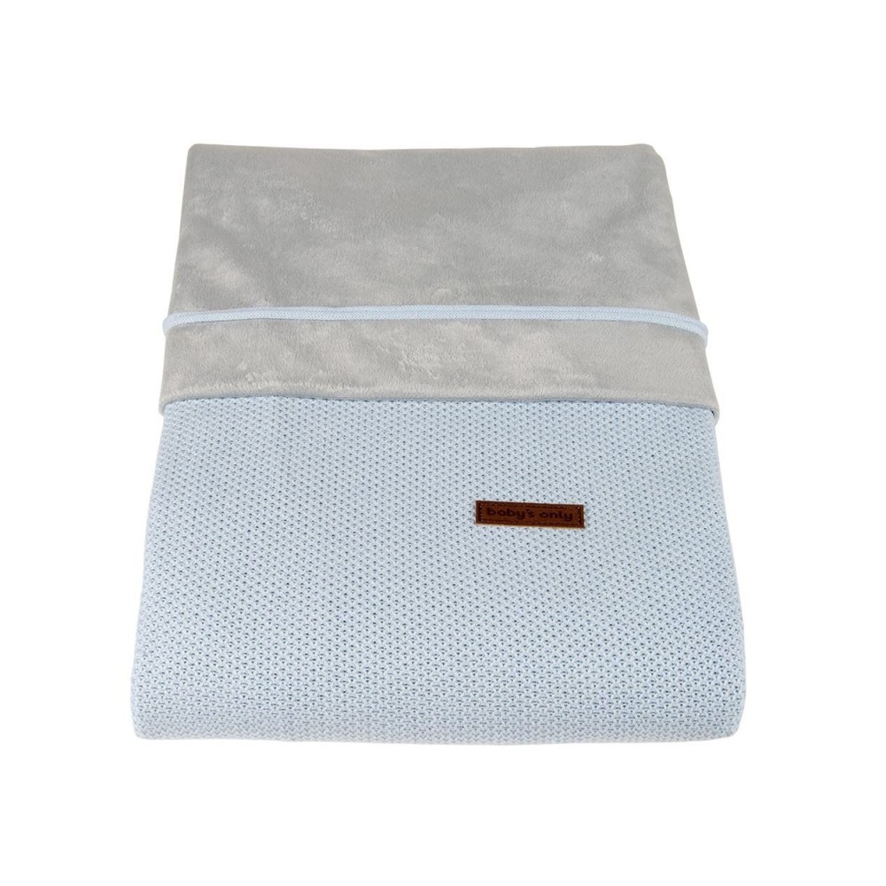 Babys only Deckenbezug Classic, Puderblau - 80 x 80 cm