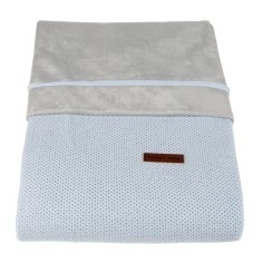 Babys only Deckenbezug Classic, Puderblau - 80 x 80 cm