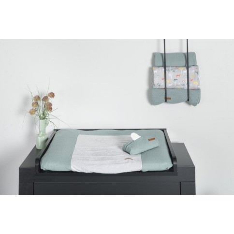 Babys only Wickelauflagenbezug Classic, Puderblau 75x85 cm