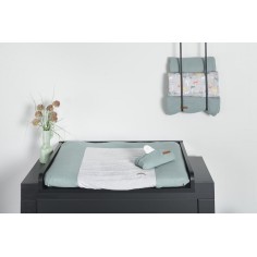 Babys only Wickelauflagenbezug Classic, Puderblau 75x85 cm