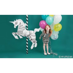 My Little Day Ballons en latex, 5 pcs. - Confetti Blue