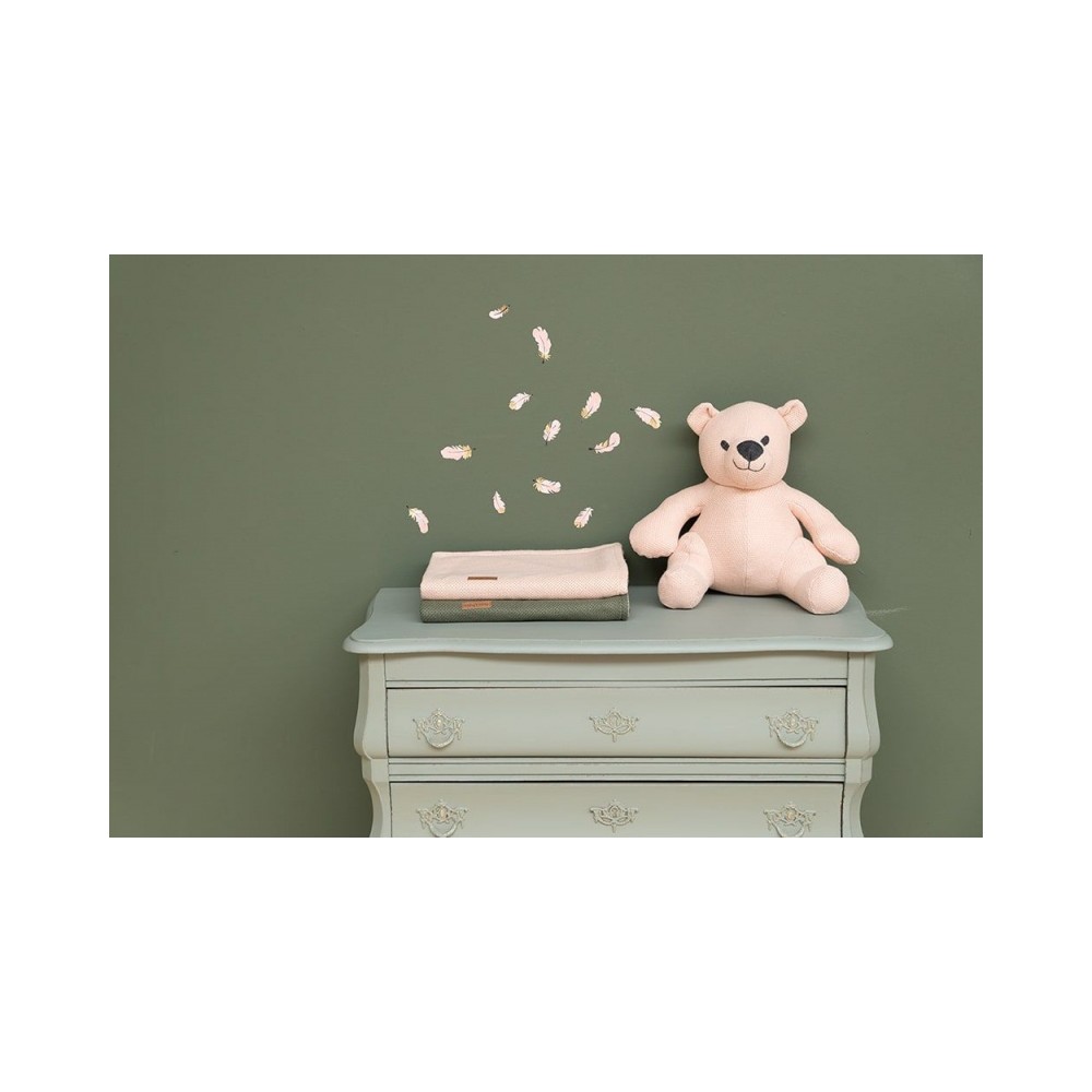 Babys only Gitterbettdecke teddyfutter Classic, Rosa