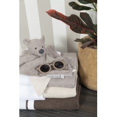 Babys only Gitterbettdecke teddyfutter Classic, Khaki